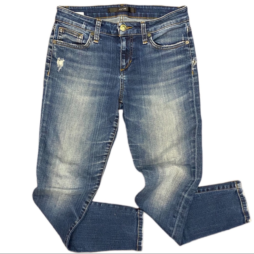 JOE’S Margaux Skinny Ankle Jeans Distressed Faded